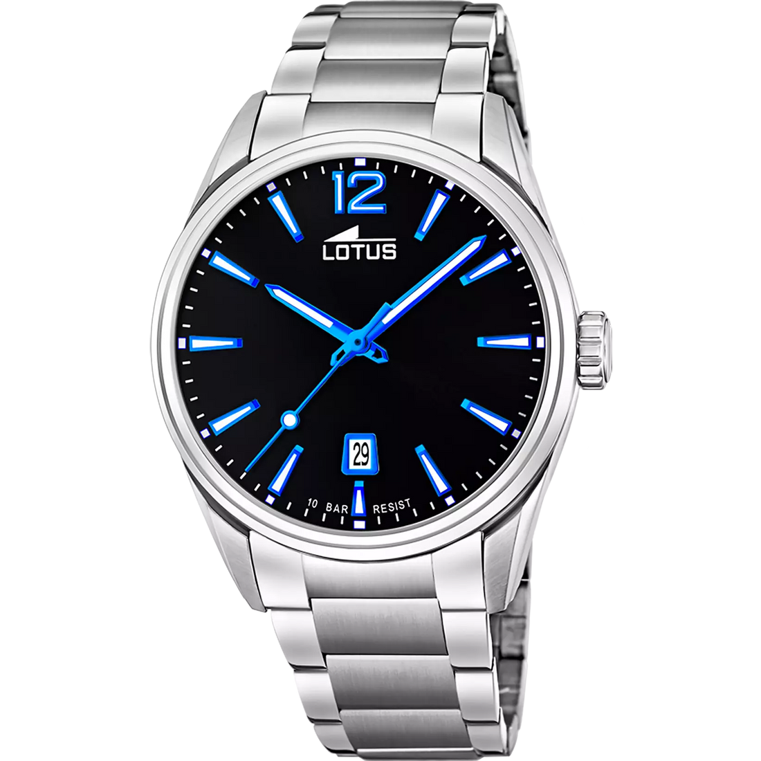 Lotus |Orologio Lotus 18692/6 nero cinghia acciaio inossidabile, uomo
