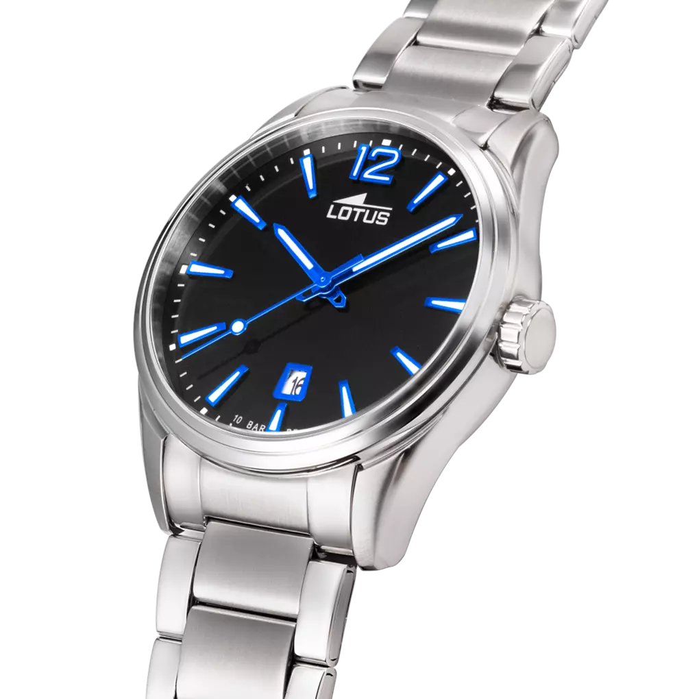 Lotus |Orologio Lotus 18692/6 nero cinghia acciaio inossidabile, uomo