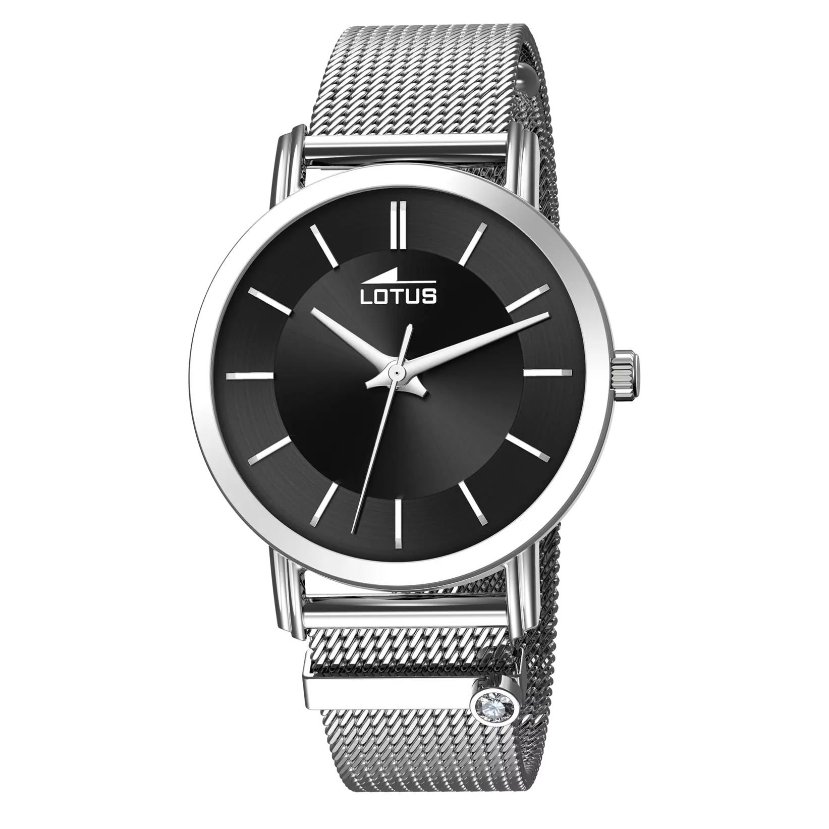 Lotus |Orologio Lotus Trendy 18737/4 nero bracciale in aciaio, donna