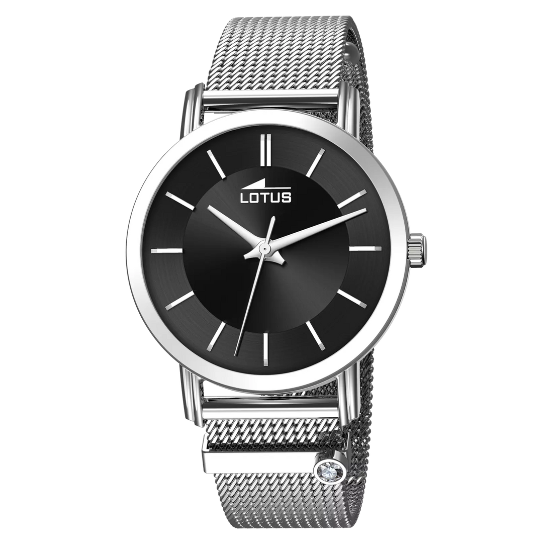Lotus |Orologio Lotus Trendy 18737/4 nero bracciale in aciaio, donna