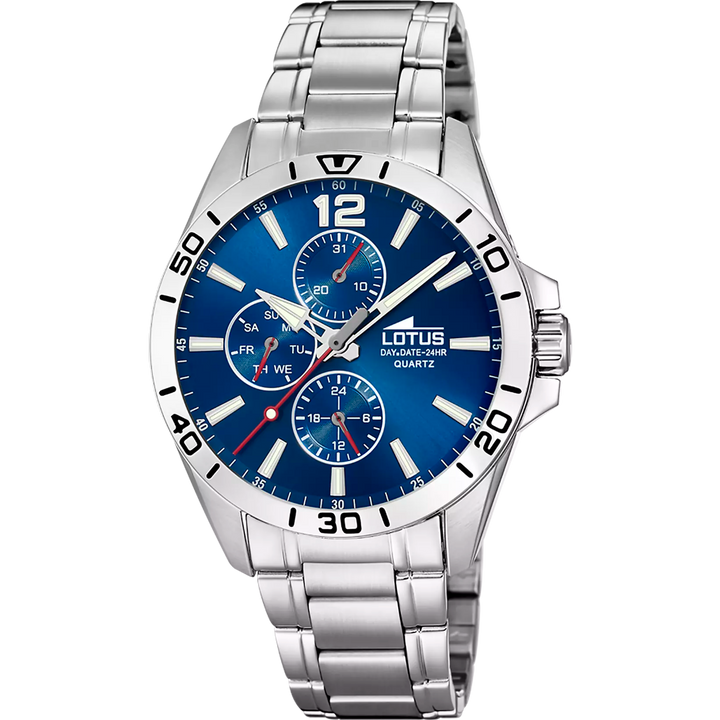 Lotus |Orologio Lotus 18812/1 azzuro cinghia acciaio inossidabile, uomo