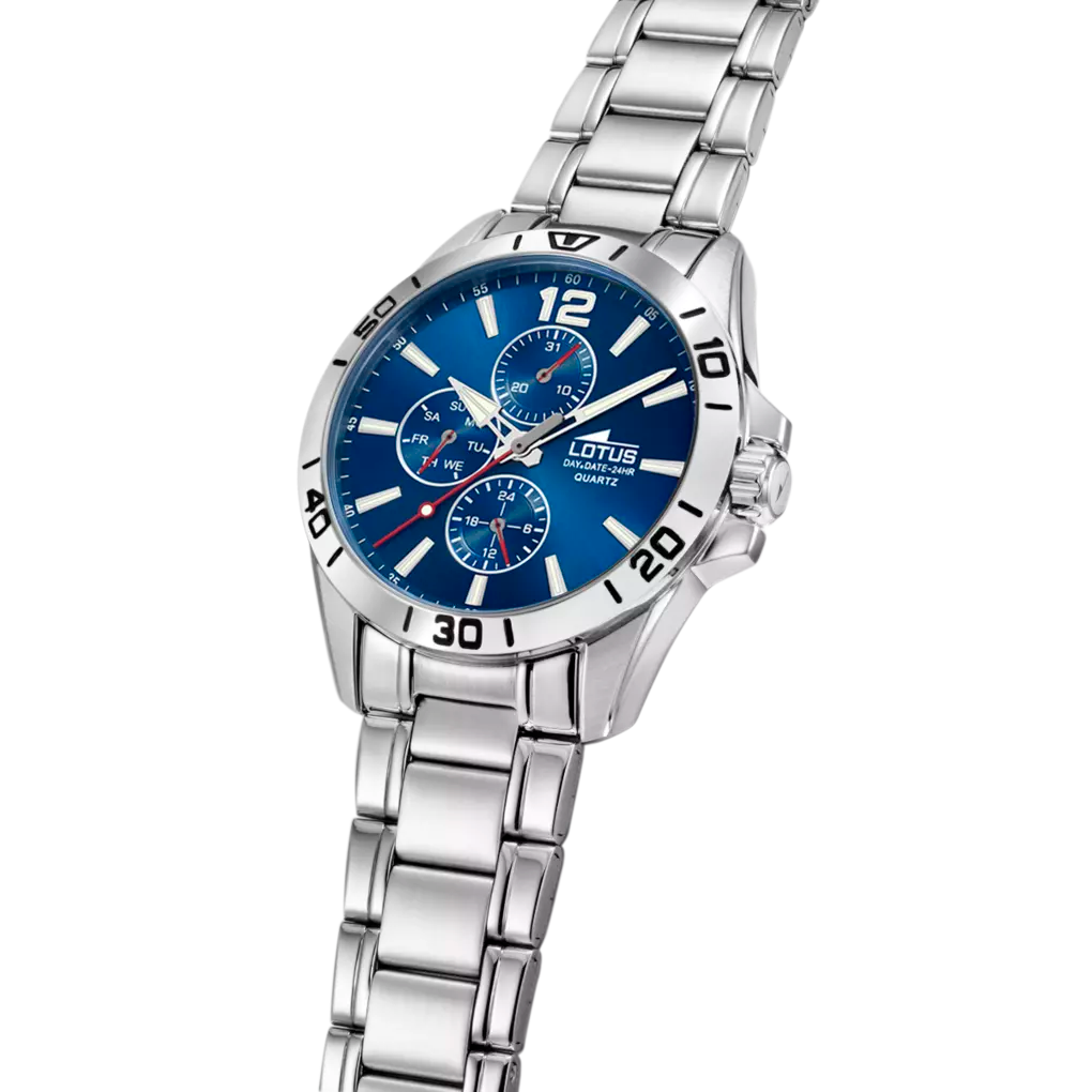 Lotus |Orologio Lotus 18812/1 azzuro cinghia acciaio inossidabile, uomo