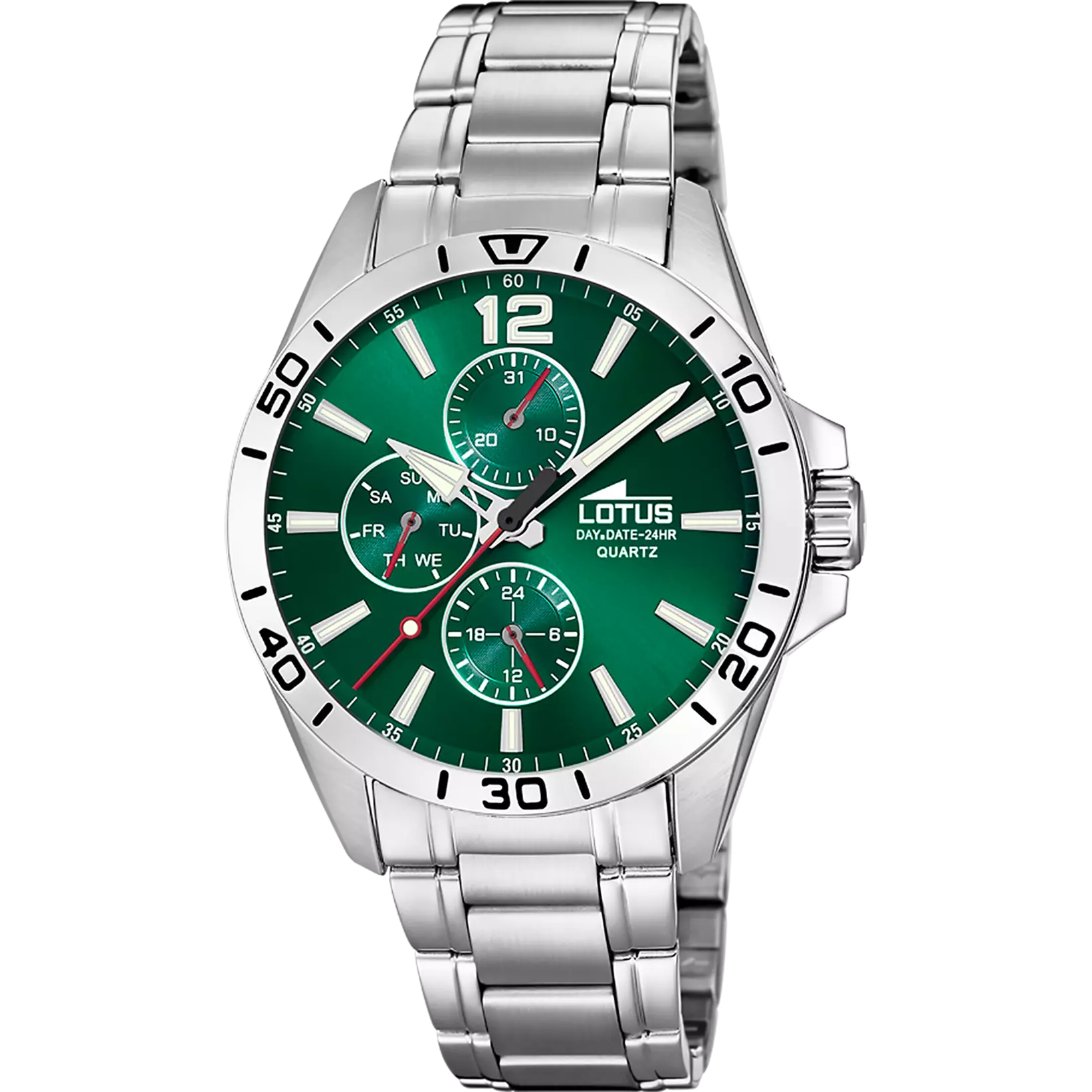 Lotus |Orologio Lotus 18812/7 verde cinghia acciaio, uomo