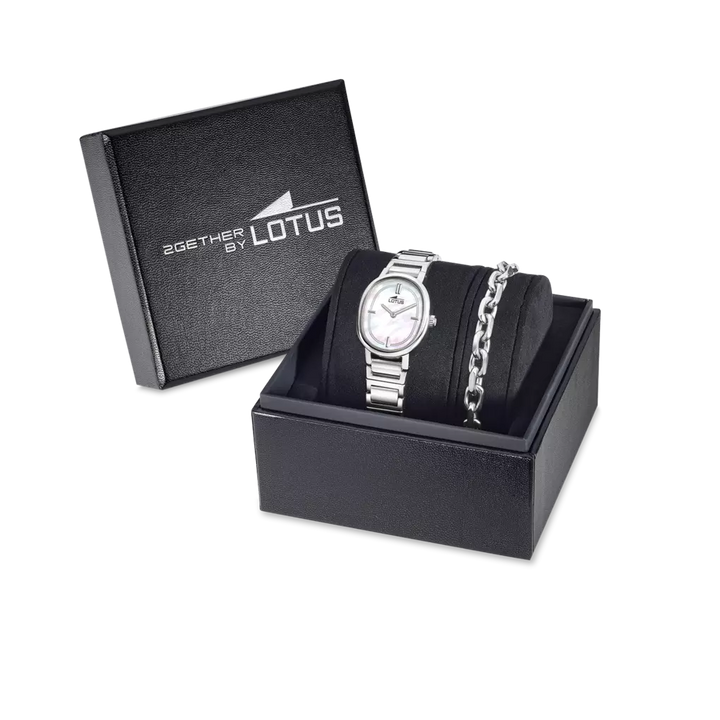 Lotus |Orologio donna 2Gether madreperla con cinturino in acciaio 19012/1