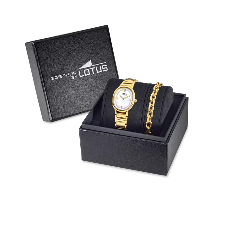Lotus |Orologio donna 2Gether madreperla con cinturino in acciaio 19013/1