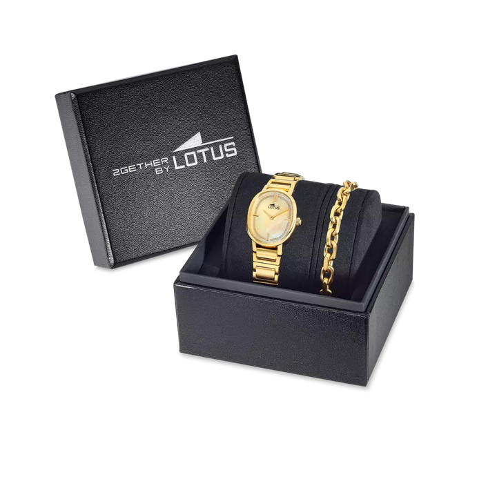 Lotus |Orologio donna 2Gether champagne nacré con cinturino in acciaio 19013/2