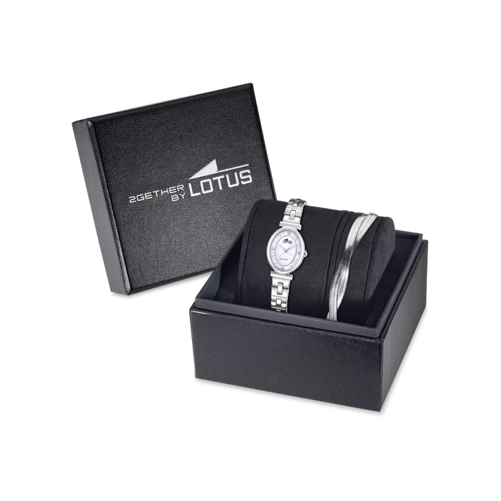 Lotus |Orologio donna 2Gether bianco con cinturino in acciaio 19016/1