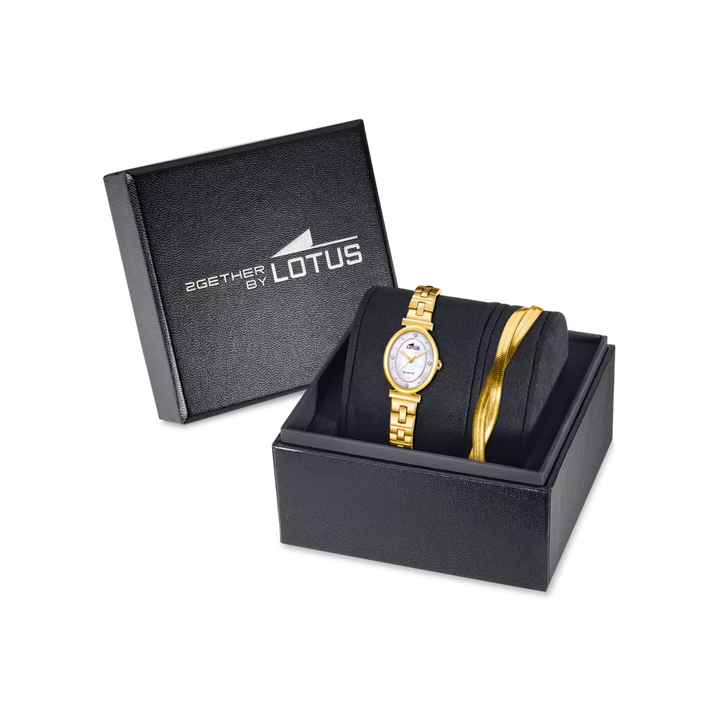 Lotus |Orologio donna 2Gether bianco con cinturino in acciaio 19018/1