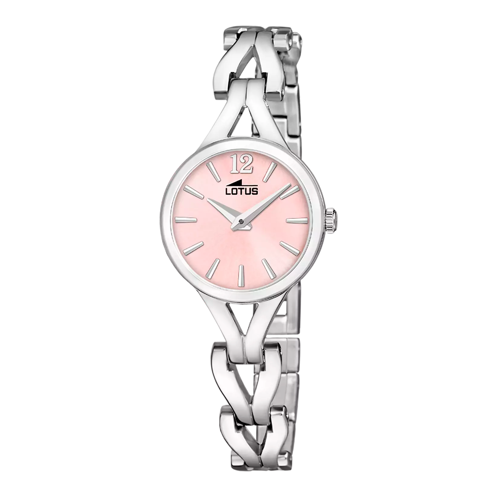 Lotus |Orologio da donna Lotus Old Money 19022/2 con quadrante rosa chiaro e bracciale in acciaio