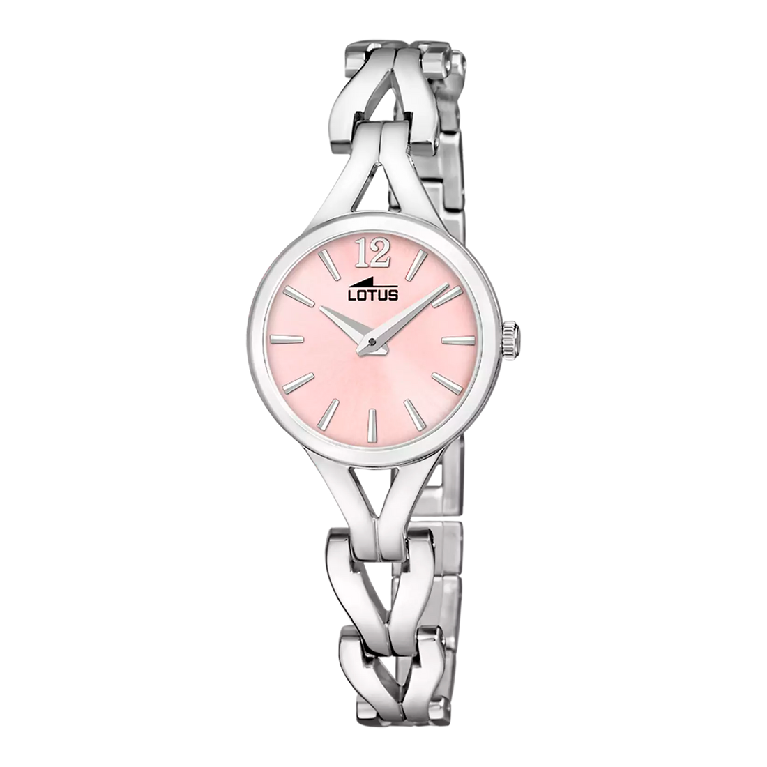 Lotus |Orologio da donna Lotus Old Money 19022/2 con quadrante rosa chiaro e bracciale in acciaio