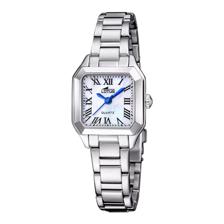 Lotus |Orologio da donna Lotus Old Money 19034/2 con quadrante bianco e bracciale in acciaio