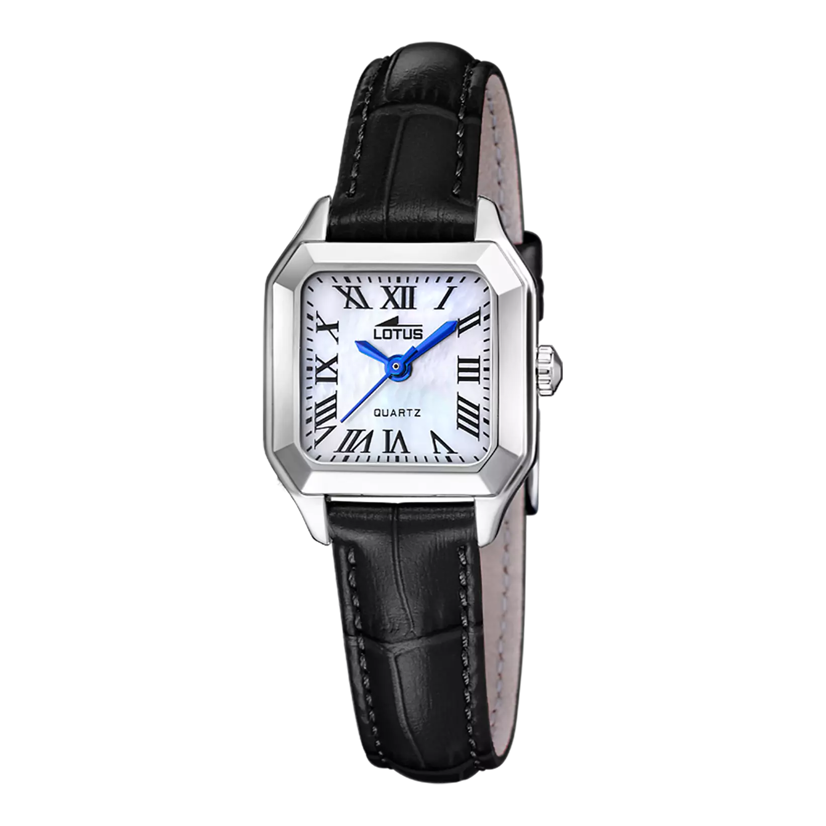 Lotus |Orologio da donna Lotus Old Money 19035/1 con quadrante bianco e cinturino in pelle nera