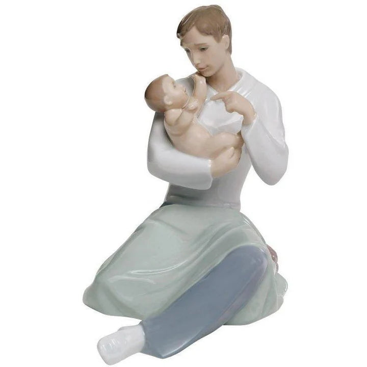 Nao Porcelain | Statuina "L'amore di un padre"