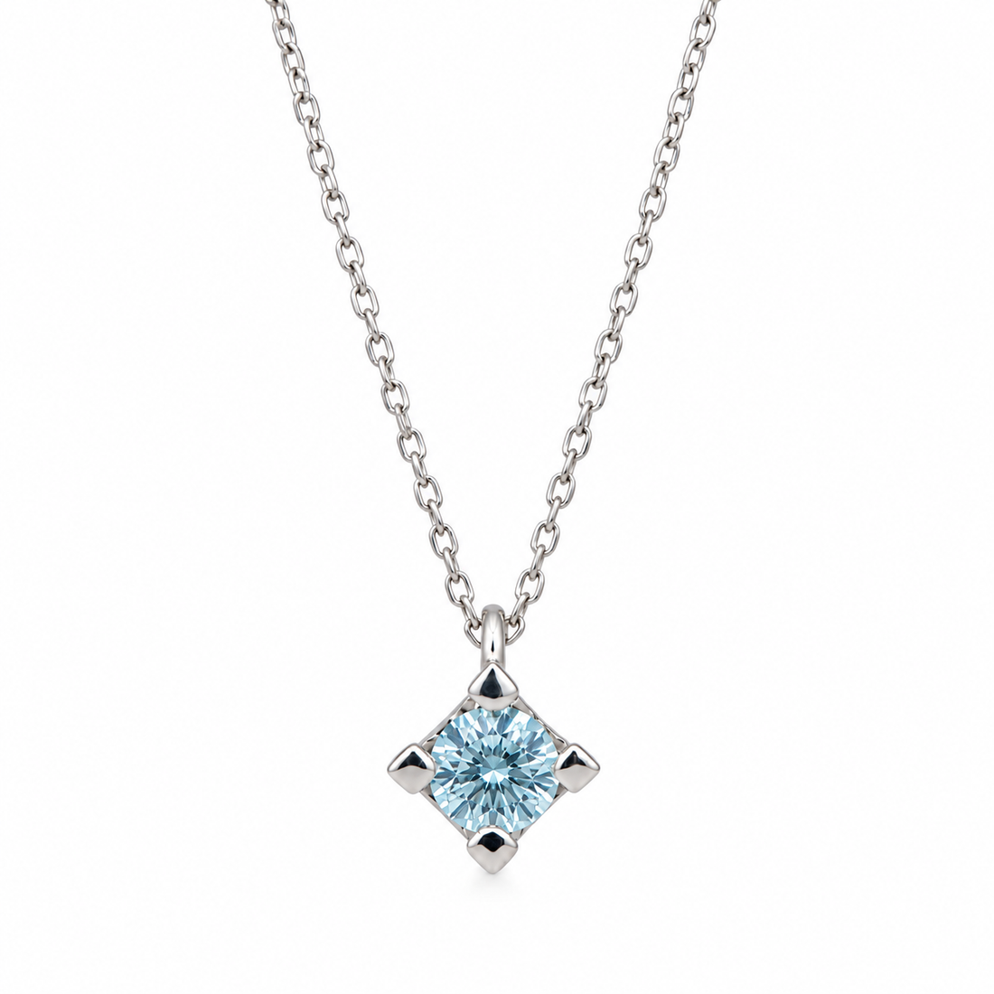 Ellegi Gioielli | Collana punto luce con acquamarina