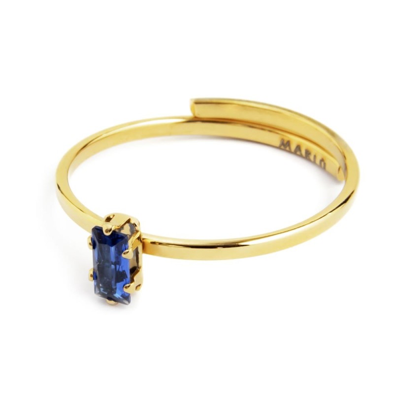 Marlù | Anello con zircone baguette