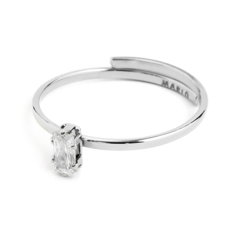 Marlù | Anello con zircone baguette