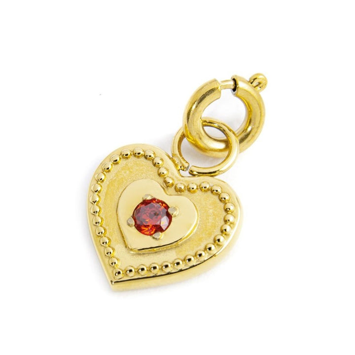 Marlù | Charm cuore con zircone