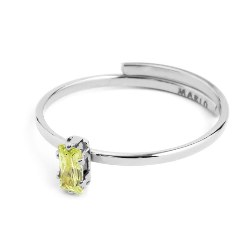 Marlù | Anello con zircone baguette