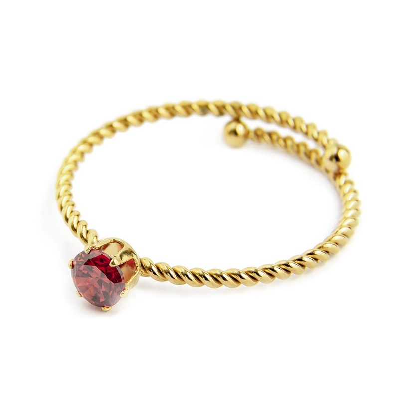 Marlù | Anello con zircone 4 mm