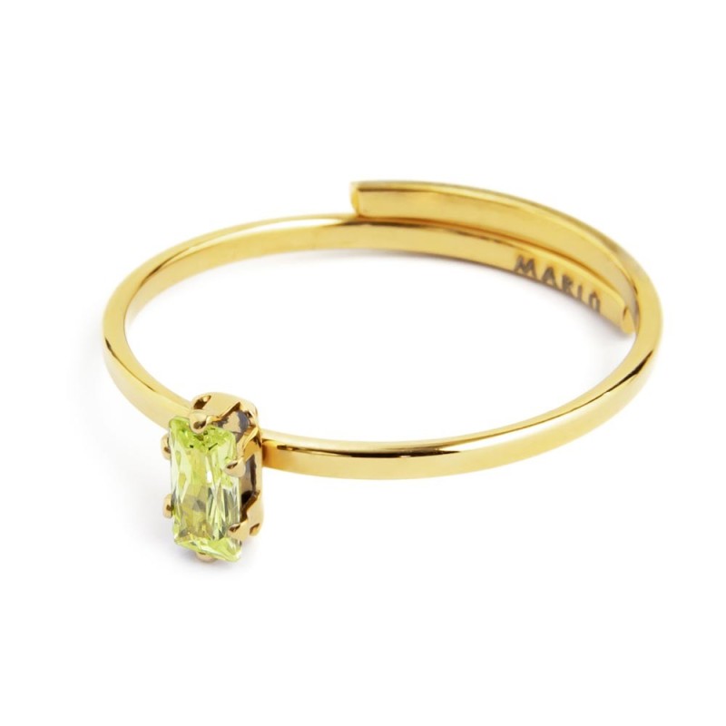 Marlù | Anello con zircone baguette