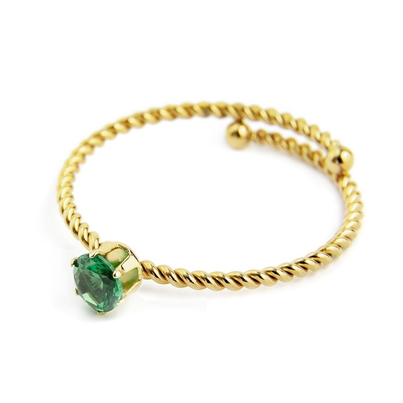 Marlù | Anello con zircone 4 mm
