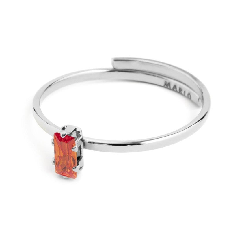 Marlù | Anello con zircone baguette