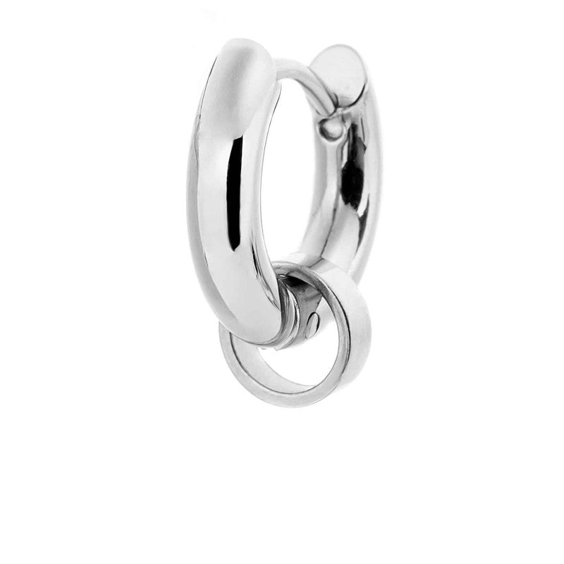 Marlù | Orecchino a cerchio 14mm con anello per charm