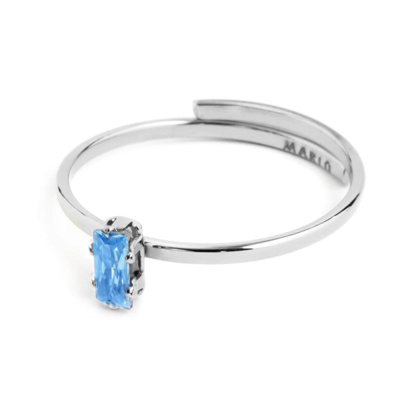 Marlù | Anello con zircone baguette