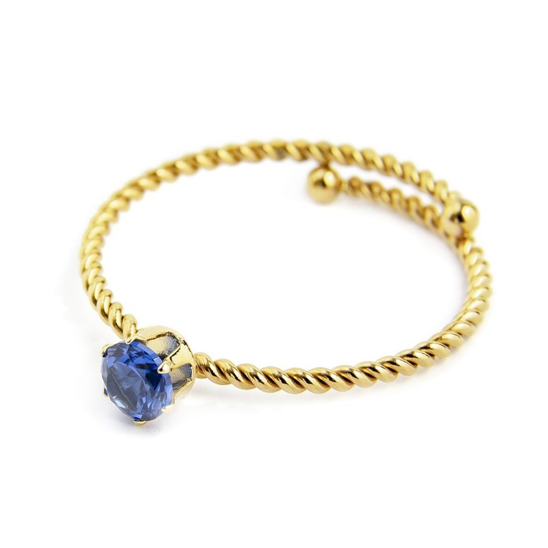 Marlù | Anello con zircone 4 mm