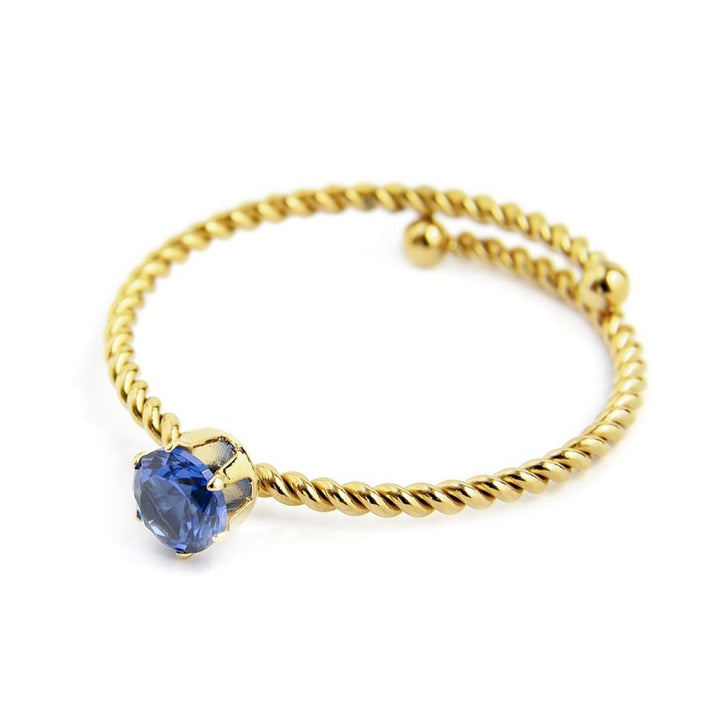 Marlù | Anello con zircone 4 mm