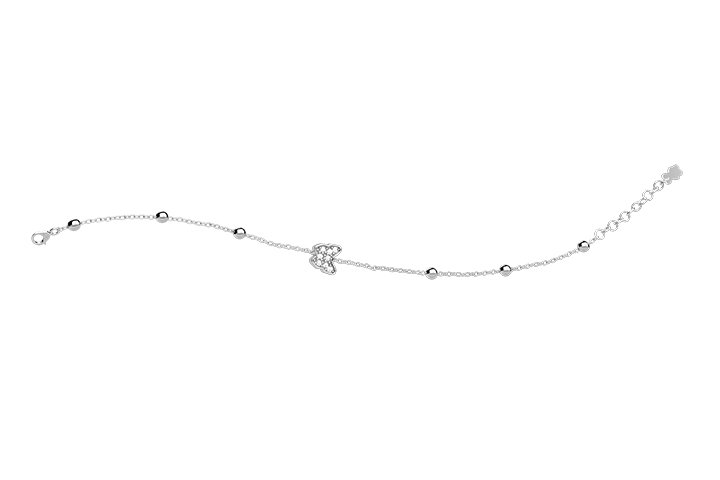 Nanan Bijou | Bracciale con farfalla in argento 925