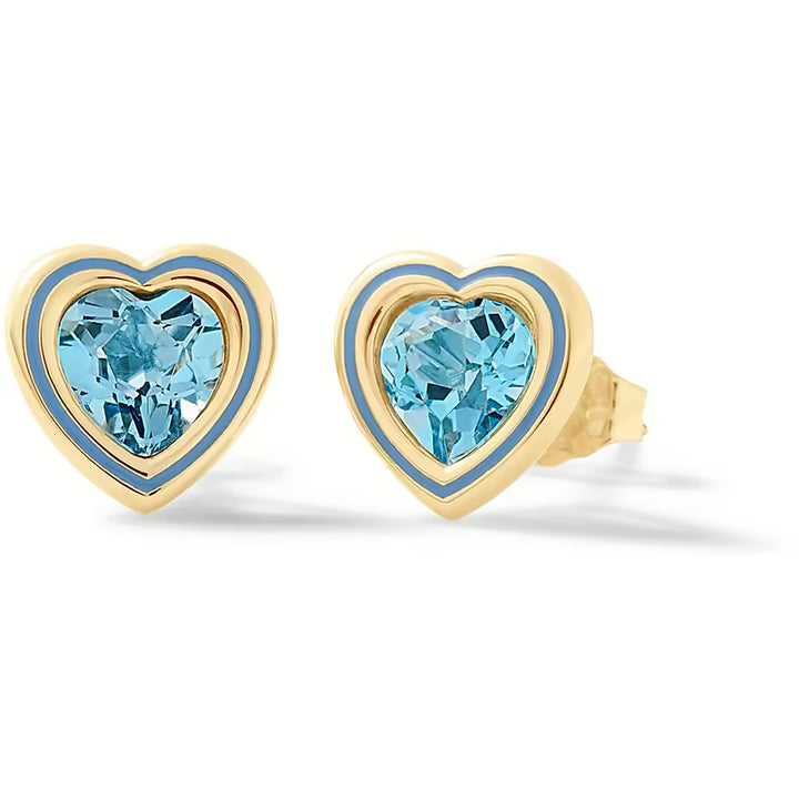 Nanan Bijou | Orecchini cuore in argento 925