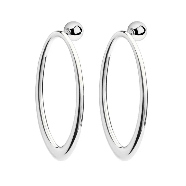 Marlù | Orecchini con anello ovale
