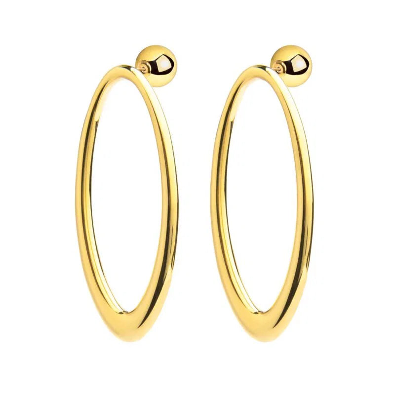Marlù | Orecchini con anello ovale