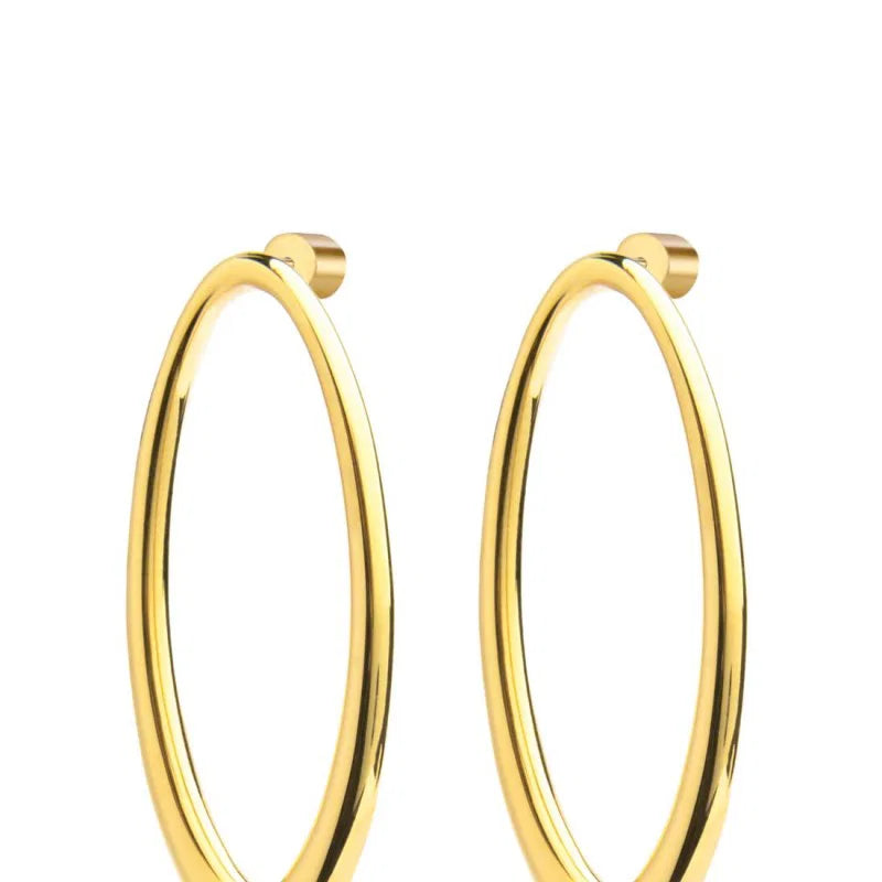 Marlù | Orecchini con anello ovale