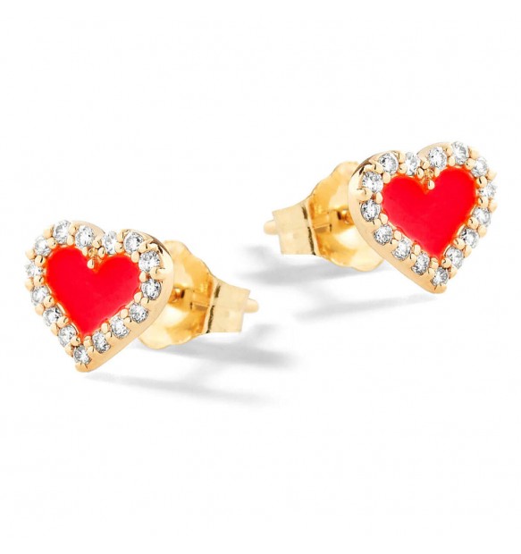 Nanan Bijou | Orecchini cuore in argento 925