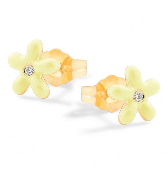 Nanan Bijou | Orecchini fiore in argento 925