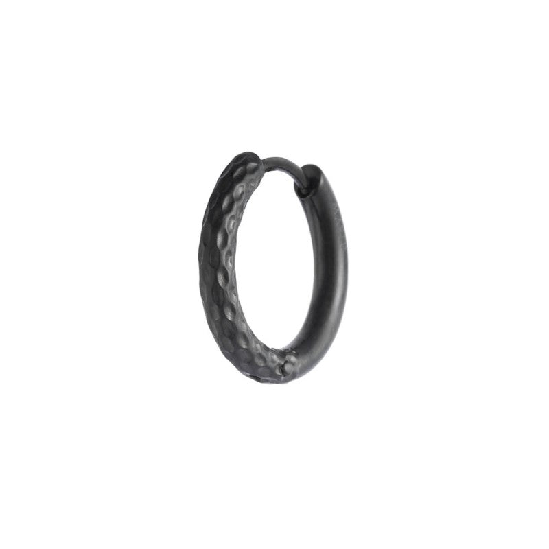 Marlù |Orecchino a cerchio 1,7 cm trama diamantata