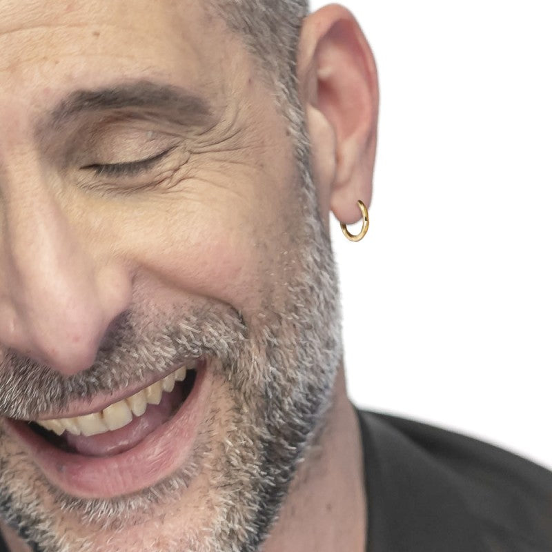 Marlù |Orecchino a cerchio ritorto 1,5 cm