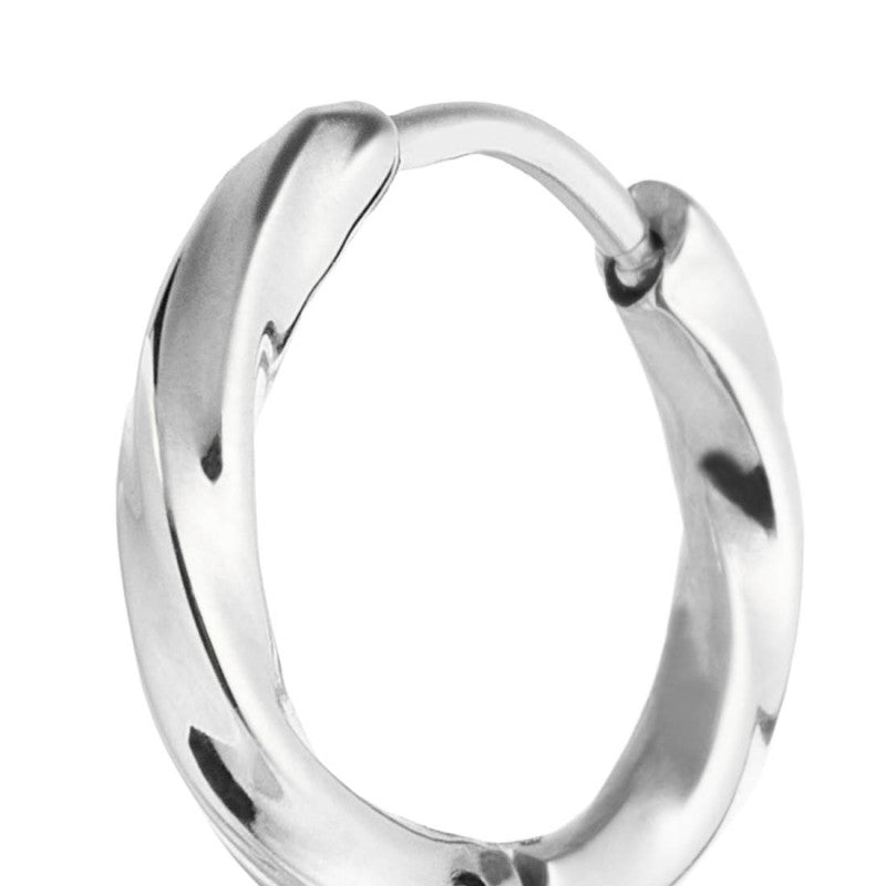 Marlù |Orecchino a cerchio ritorto 1,5 cm