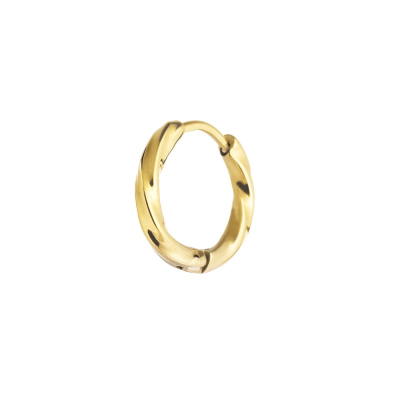 Marlù |Orecchino a cerchio ritorto 1,5 cm