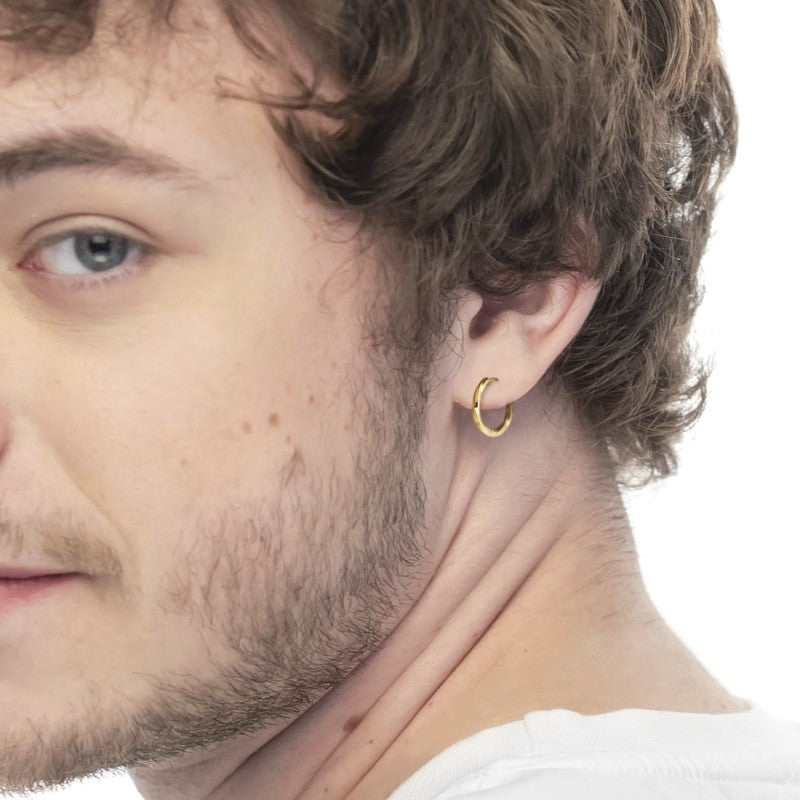 Marlù | Orecchino a cerchio ritorto 1,7 cm