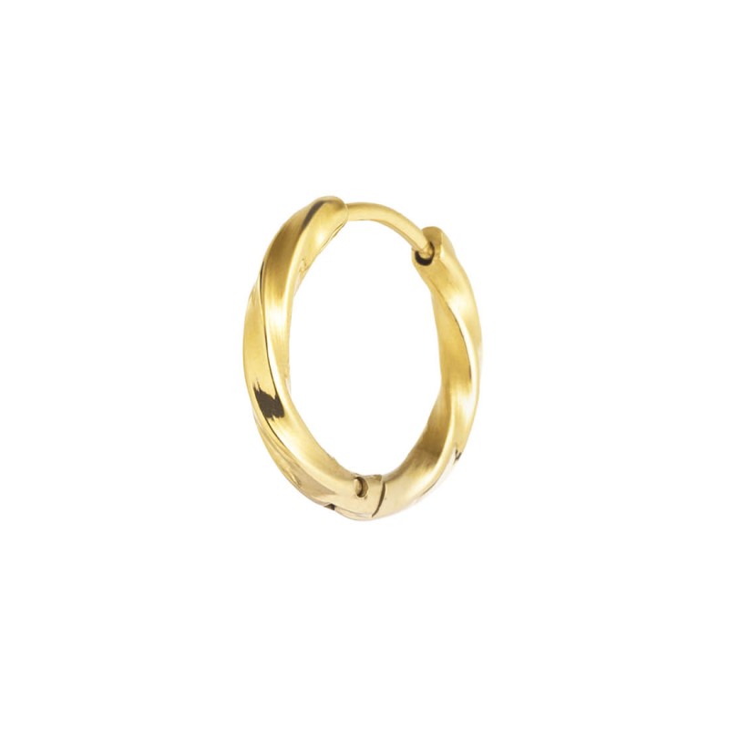 Marlù | Orecchino a cerchio ritorto 1,7 cm
