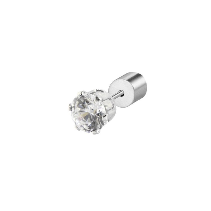 Marlù | Orecchino a lobo con zircone 5mm