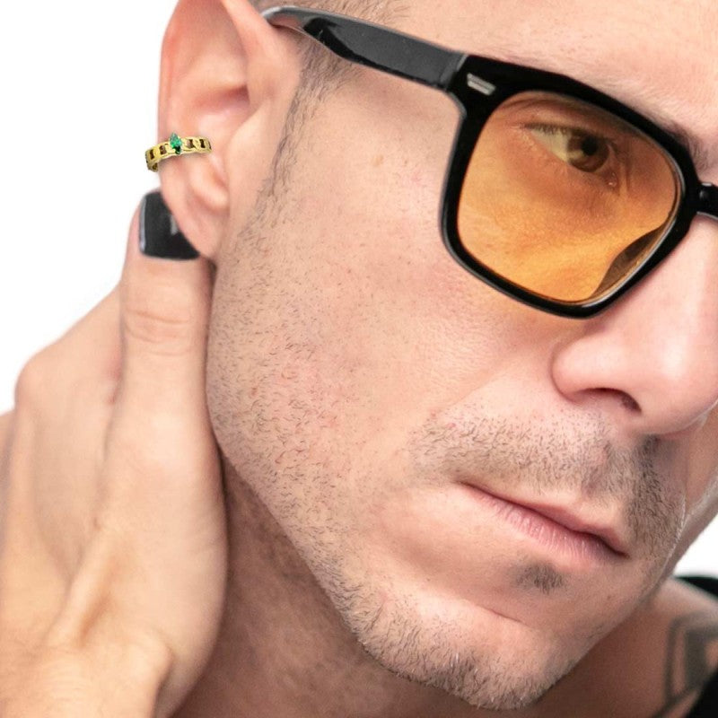 Marlù | Orecchino ear cuff con zircone