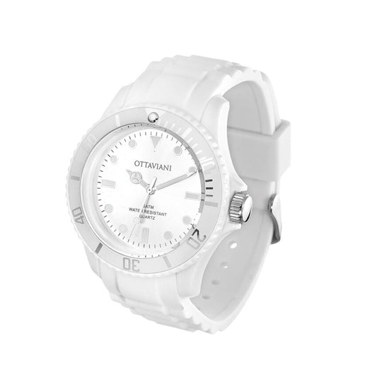 Ottaviani Watches | Orologio Quarzo Silicone Bianco