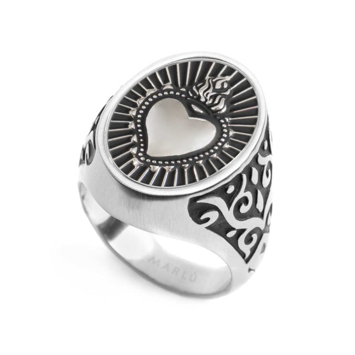 Marlù | Piastrina ovale sacro cuore changy