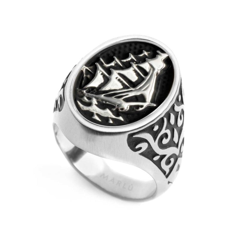 Marlù | Piastrina ovale veliero changy