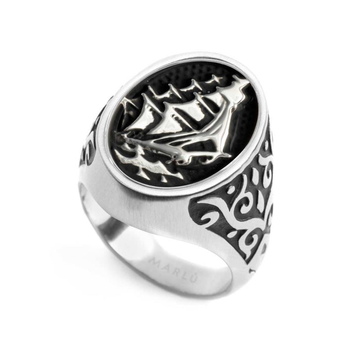 Marlù | Piastrina ovale veliero changy