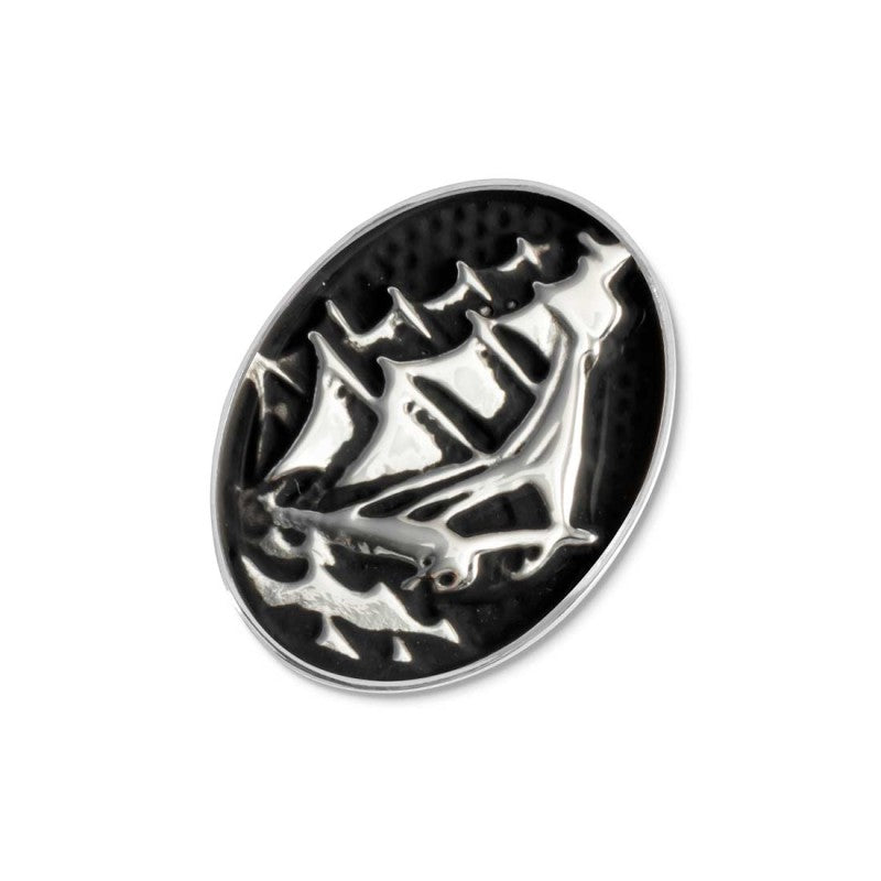 Marlù | Piastrina ovale veliero changy